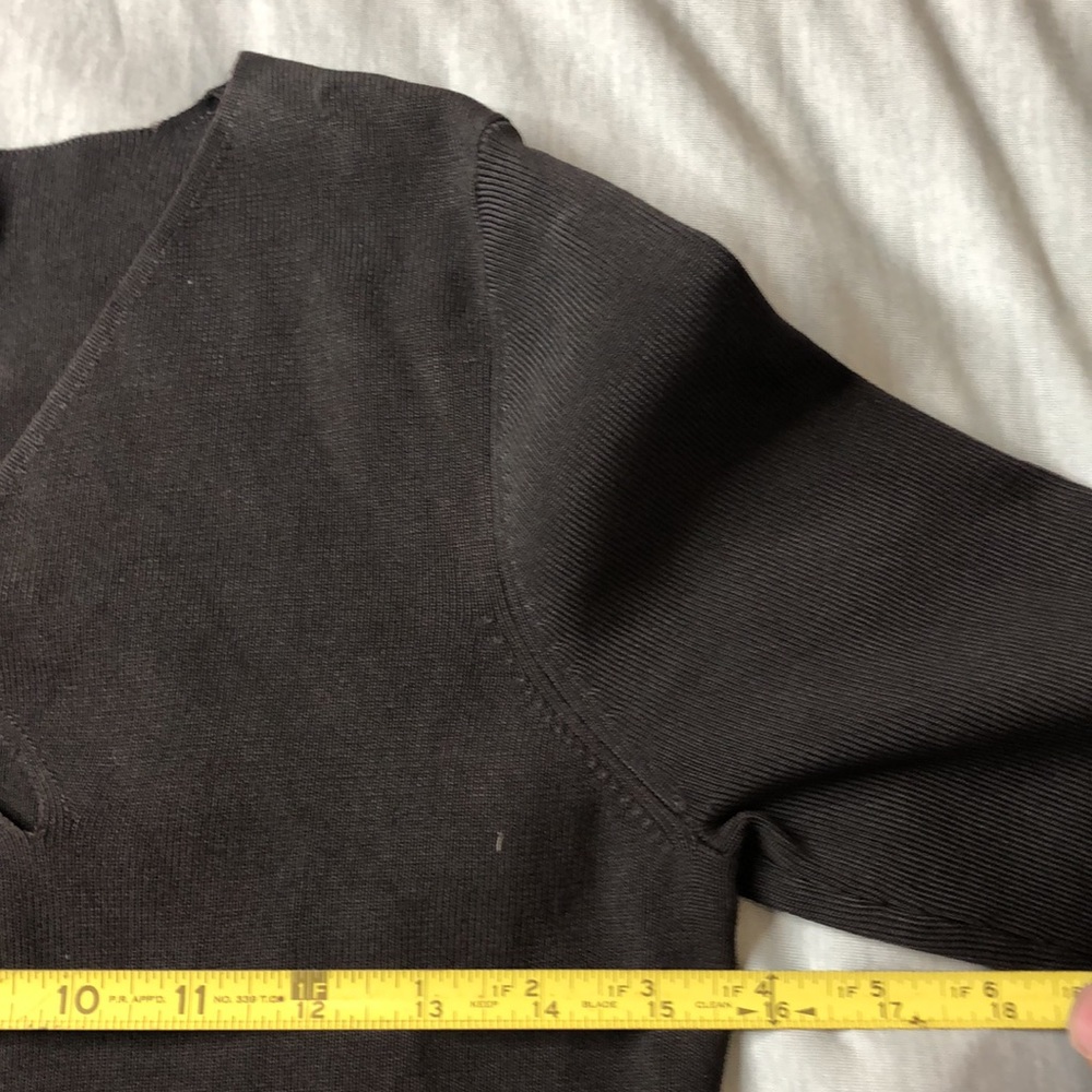 August Silk Petites L/S tee size Small P - Picture 5 of 11